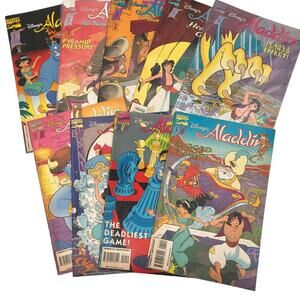 Disney ALADDIN Vintage 90s Comic Books Lot of 9 Issues Marvel 1994 - 1995